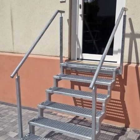 Treppengeländer aus Metall