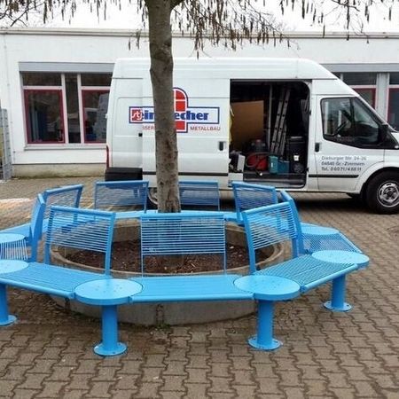 Sitzbänke aus MEtall